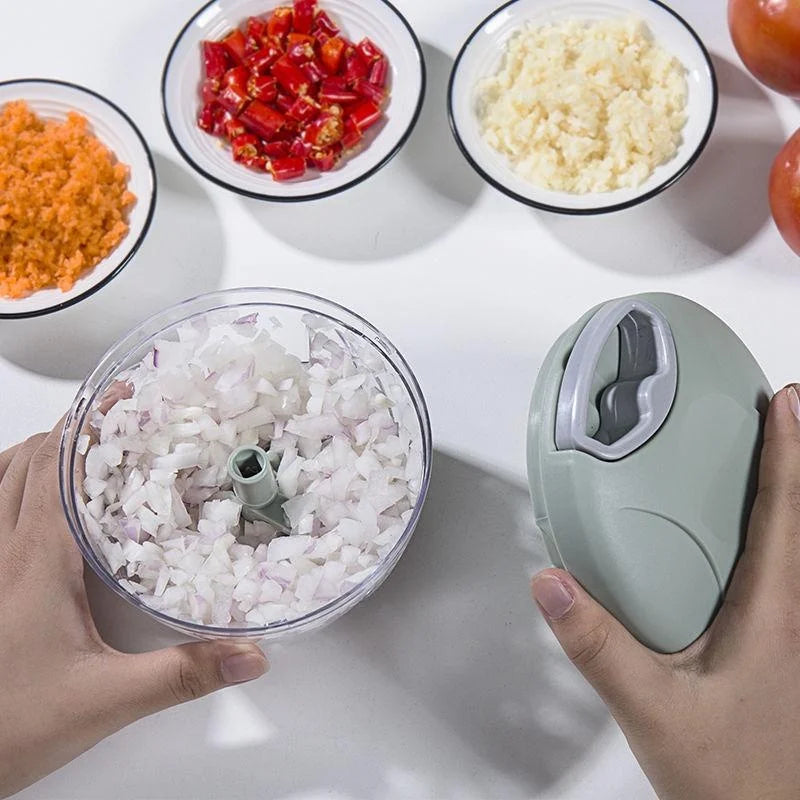 Manual Meat Mincer Garlic Chopper Vegetable Cutter