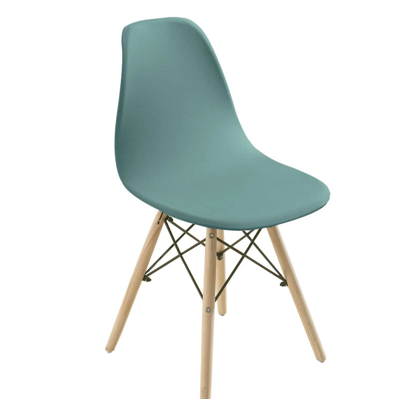 Solid Color Stretch Shell Chair Cover Protector