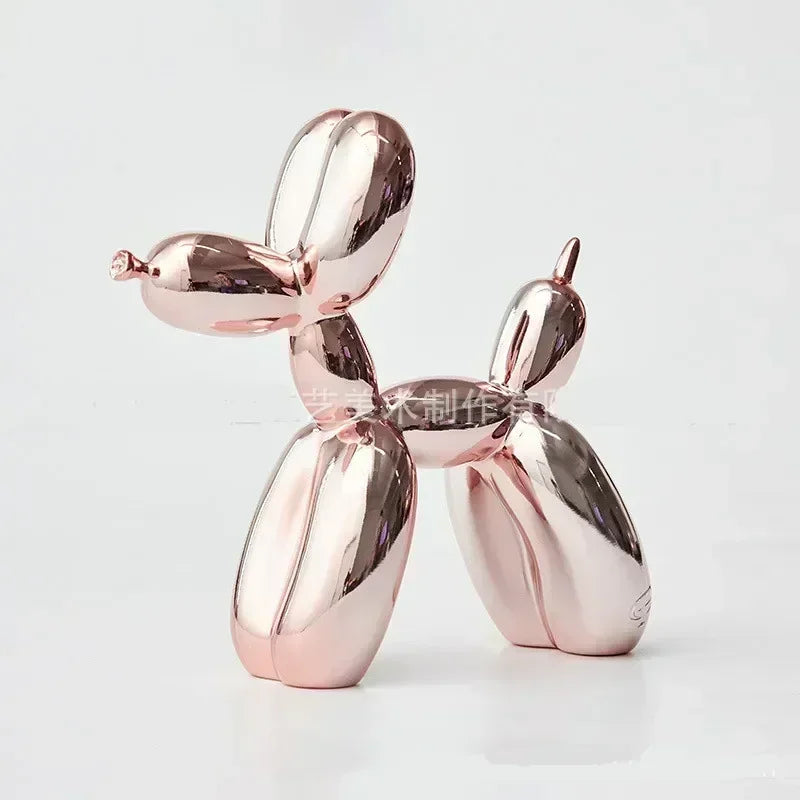 Nordic Resin Balloon Dog Sculpture Home Decor