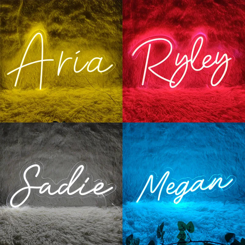 Custom LED Neon Name Sign Personalized Wall Decor