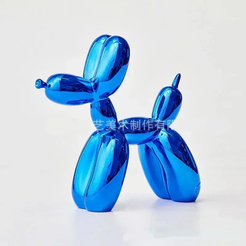 Nordic Resin Balloon Dog Sculpture Home Decor