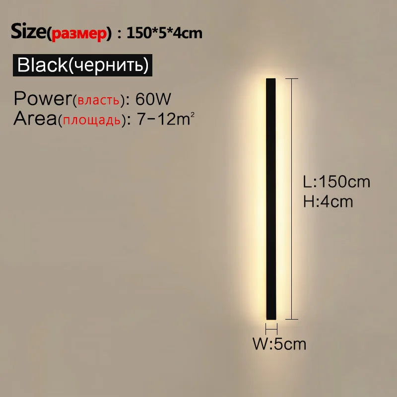IP65 Waterproof Nordic LED Outdoor Wall Light