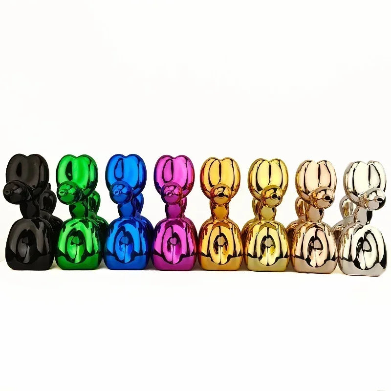 Nordic Resin Balloon Dog Sculpture Home Decor