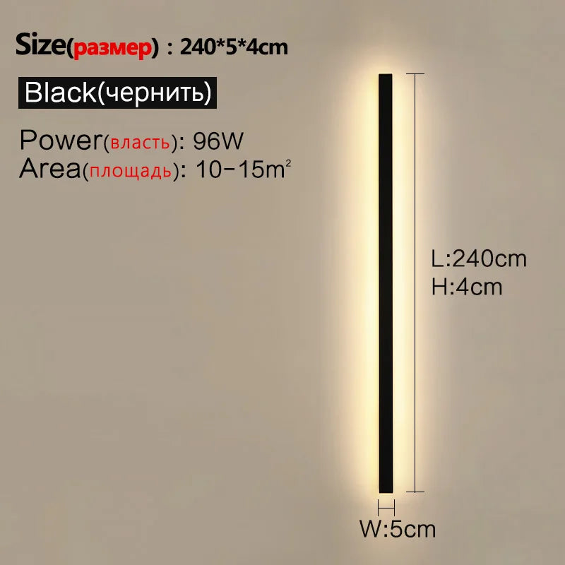 IP65 Waterproof Nordic LED Outdoor Wall Light