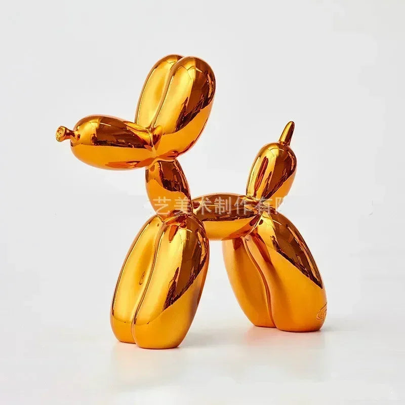 Nordic Resin Balloon Dog Sculpture Home Decor