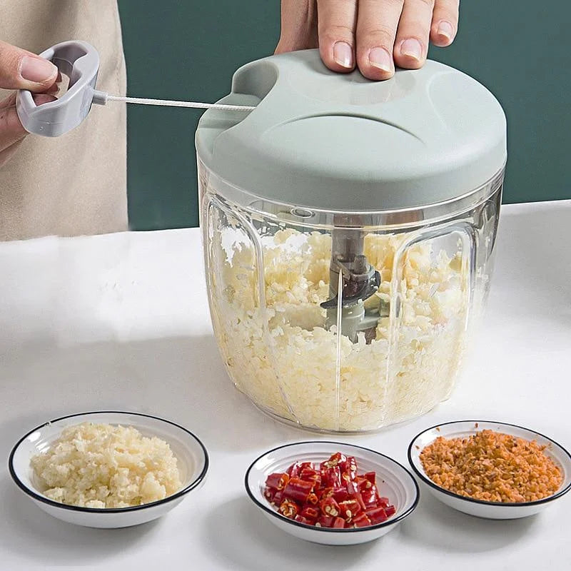 Manual Meat Mincer Garlic Chopper Vegetable Cutter