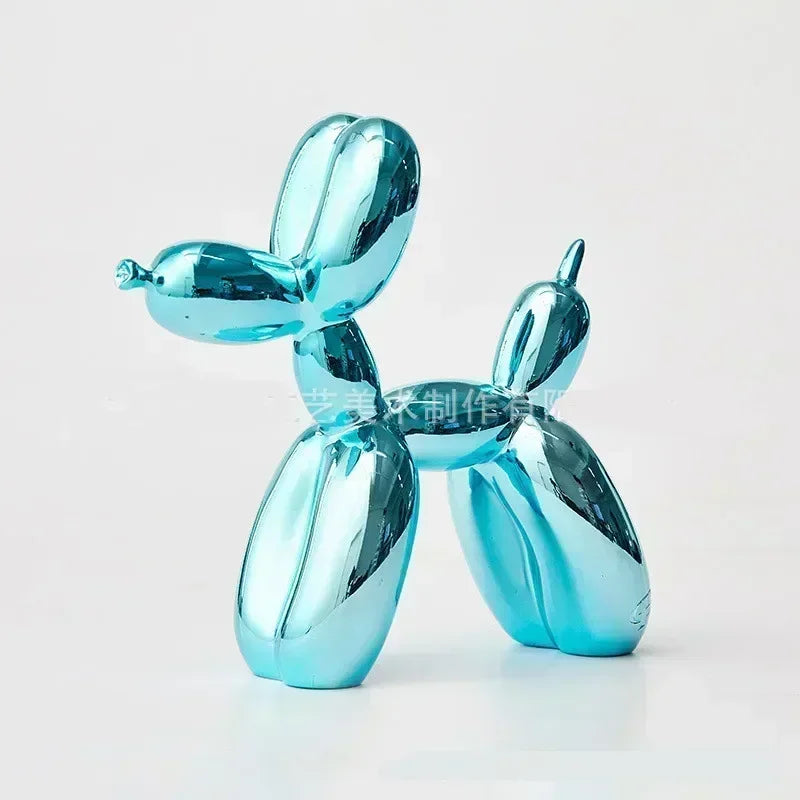 Nordic Resin Balloon Dog Sculpture Home Decor