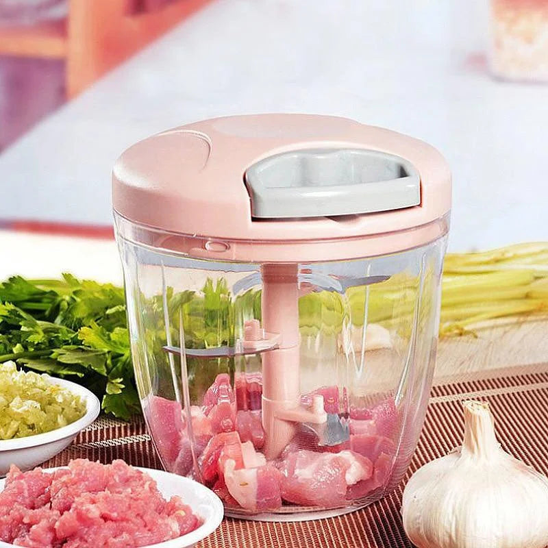 Manual Meat Mincer Garlic Chopper Vegetable Cutter