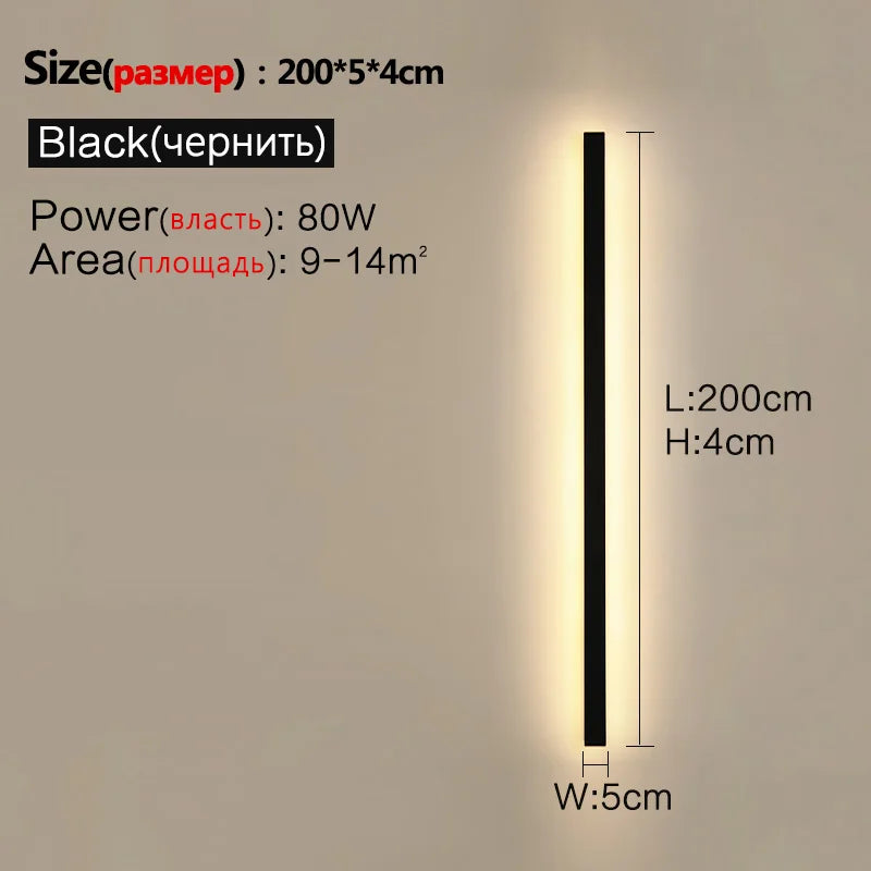 IP65 Waterproof Nordic LED Outdoor Wall Light