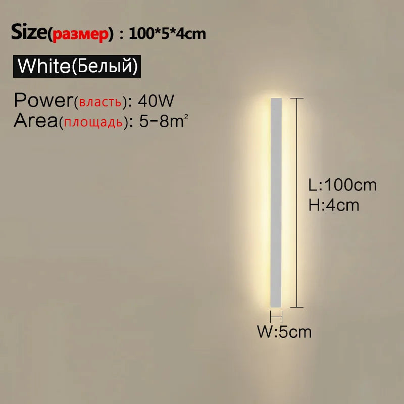 IP65 Waterproof Nordic LED Outdoor Wall Light