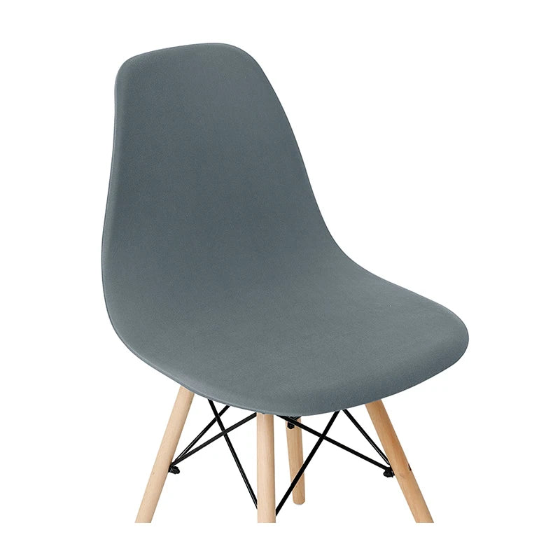 Solid Color Stretch Shell Chair Cover Protector