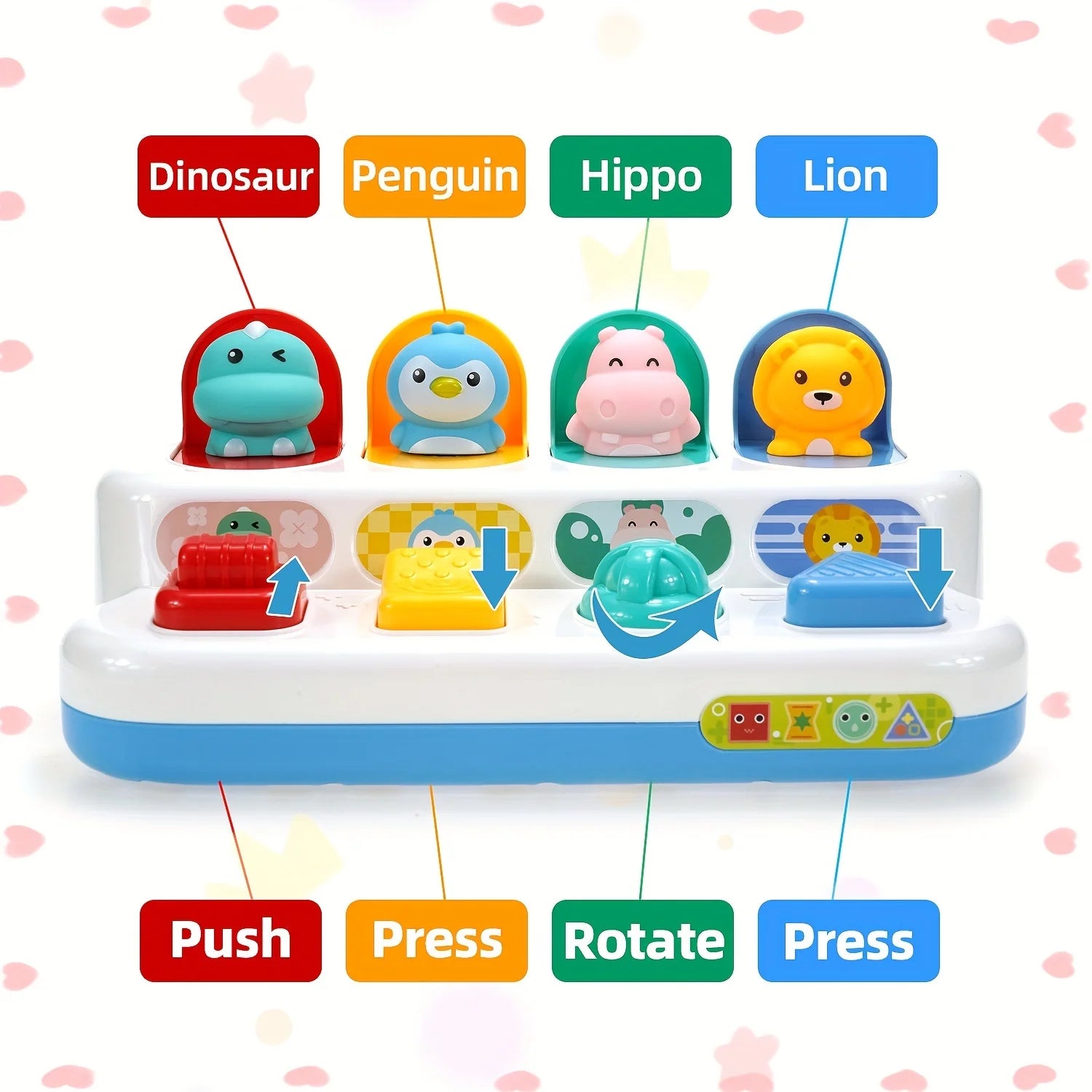 Baby Montessori Pop Up Animals Sorting Toy