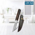 WXCOO Wooden Handle Stainless Steel Kitchen Knife