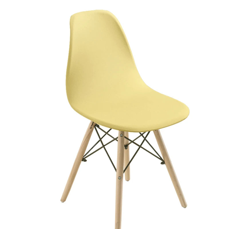 Solid Color Stretch Shell Chair Cover Protector