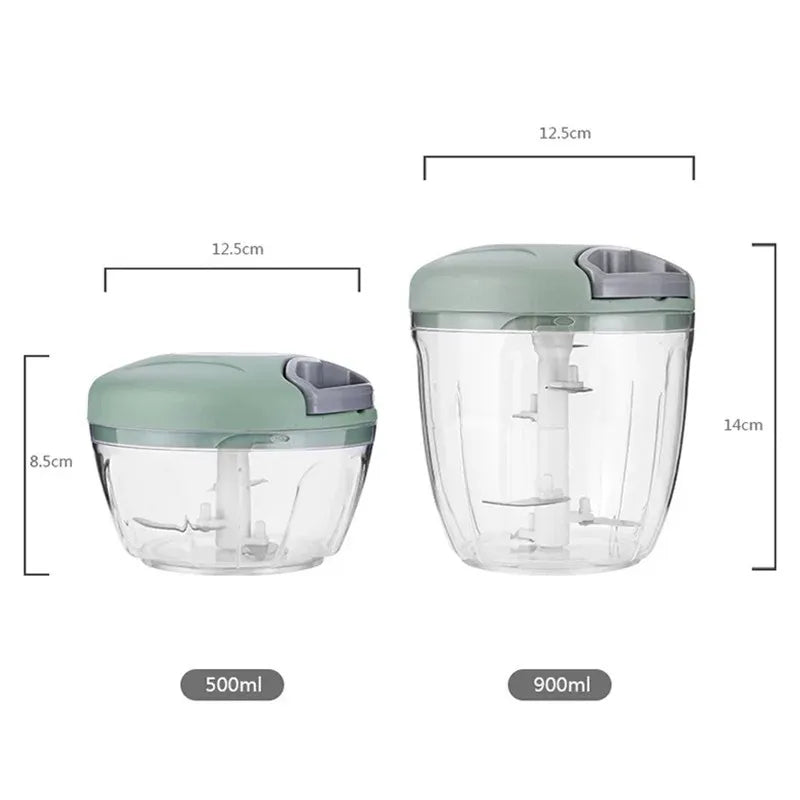 Manual Meat Mincer Garlic Chopper Vegetable Cutter