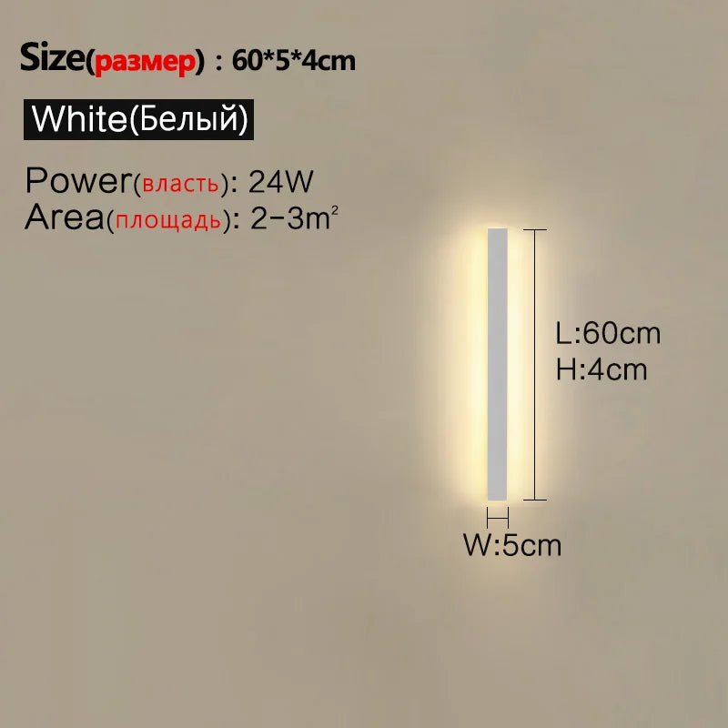 IP65 Waterproof Nordic LED Outdoor Wall Light