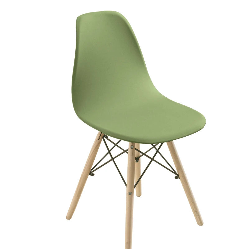 Solid Color Stretch Shell Chair Cover Protector