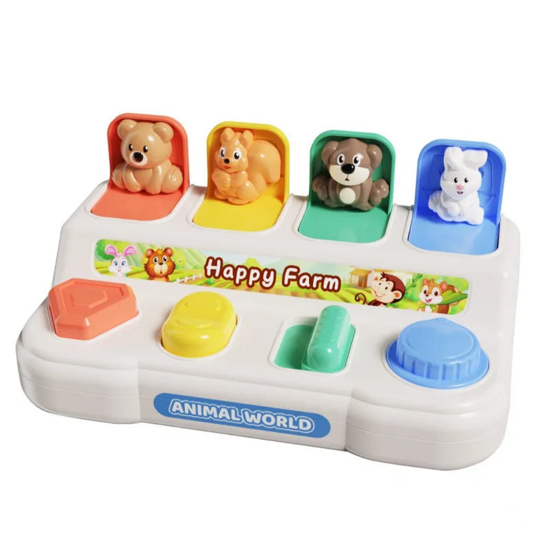 Baby Montessori Pop Up Animals Sorting Toy