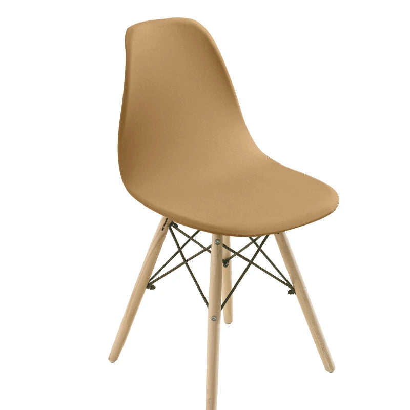 Solid Color Stretch Shell Chair Cover Protector