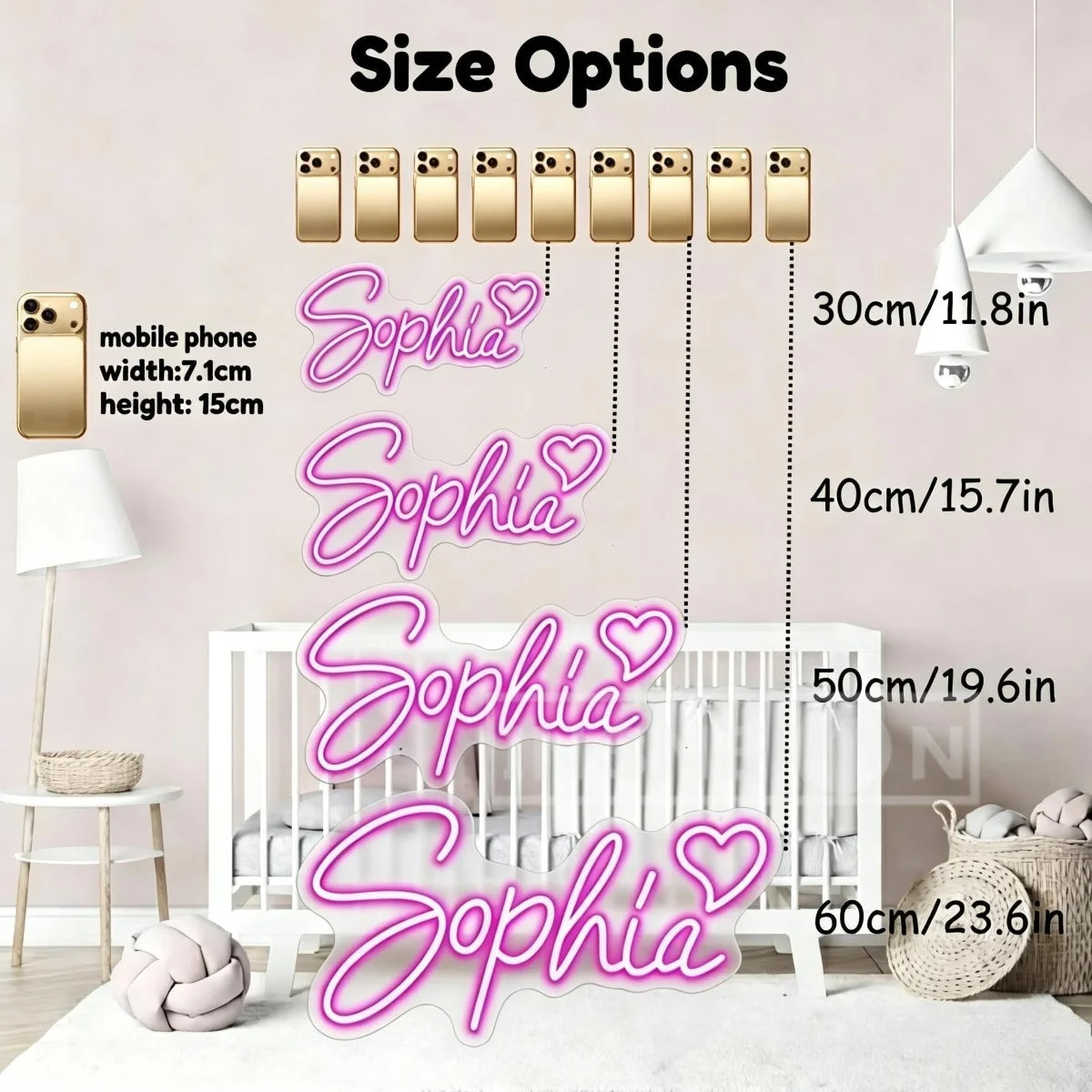 Custom LED Neon Name Sign Personalized Wall Decor
