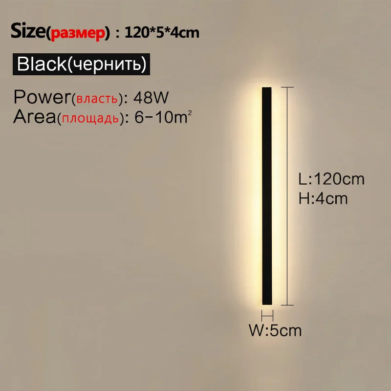 IP65 Waterproof Nordic LED Outdoor Wall Light