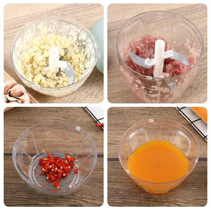 Manual Meat Mincer Garlic Chopper Vegetable Cutter