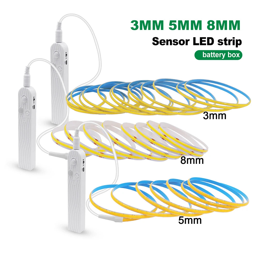 5V COB LED Motion Sensor Strip Light