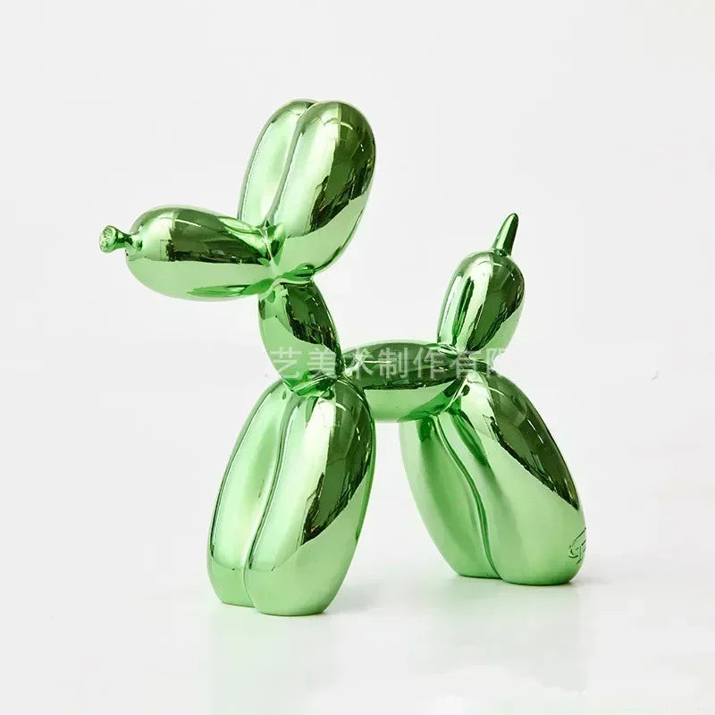Nordic Resin Balloon Dog Sculpture Home Decor