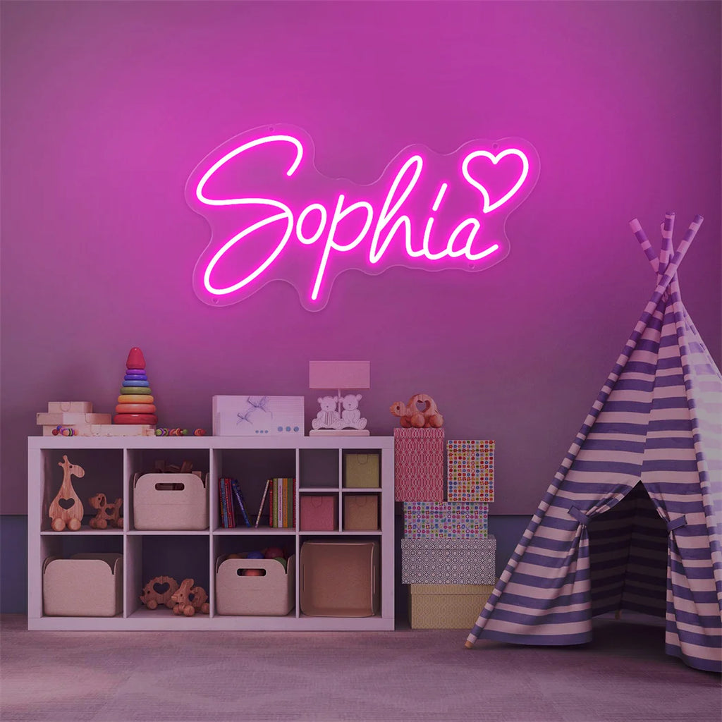 Custom LED Neon Name Sign Personalized Wall Decor