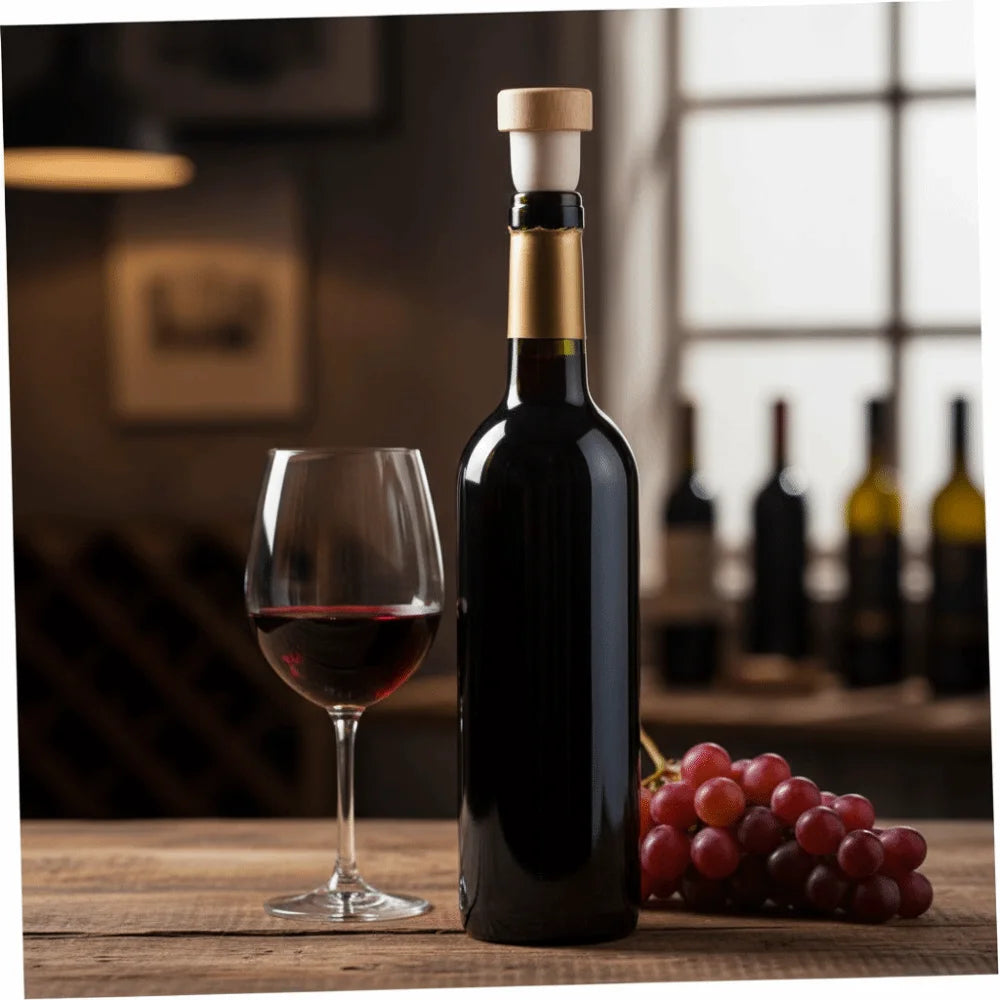 Reusable Vacuum Seal Wine Bottle Stoppers Set