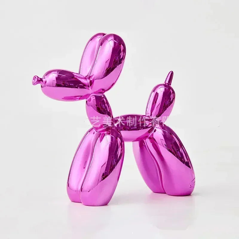 Nordic Resin Balloon Dog Sculpture Home Decor