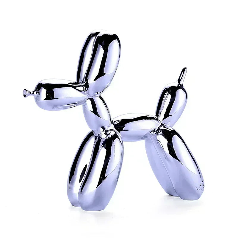 Nordic Resin Balloon Dog Sculpture Home Decor