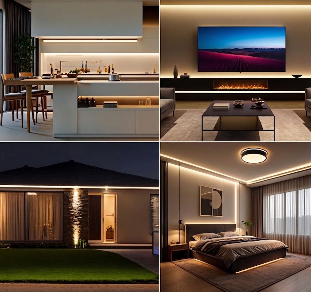 220V Dimmable COB LED Strip Light WIFI
